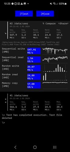A tárhely a 128 GB-os modellben lassabb a többinél