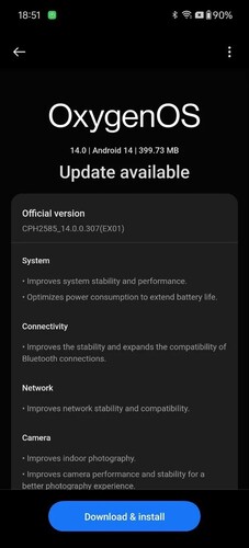 Megérkezett a OnePlus 12R első frissítése