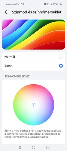 A kijelzőre vonatkozó beállítások (további képek a galériában)