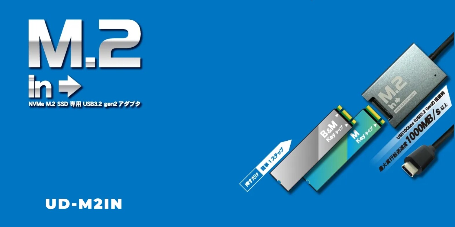 A Timely átalakítója M.2-ről USB-re konvertál