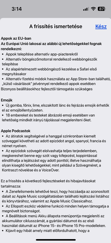 Minden kompatibilis iPhone-ra letölthető és telepíthető az iOS 17.4