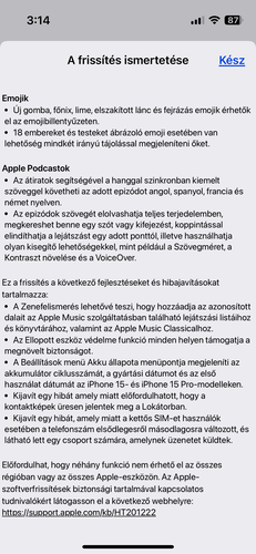 Minden kompatibilis iPhone-ra letölthető és telepíthető az iOS 17.4