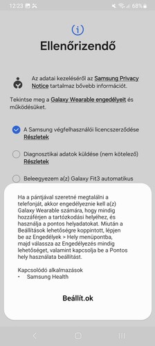 A csatlakoztatási folyamat végtelenül egyszerű Samsung készüléken