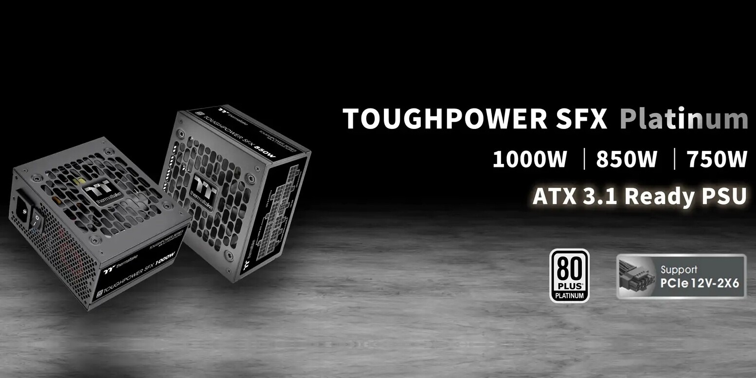 Jövő hónapban jönnek a Thermaltake ATX 3.1-es SFX tápjai