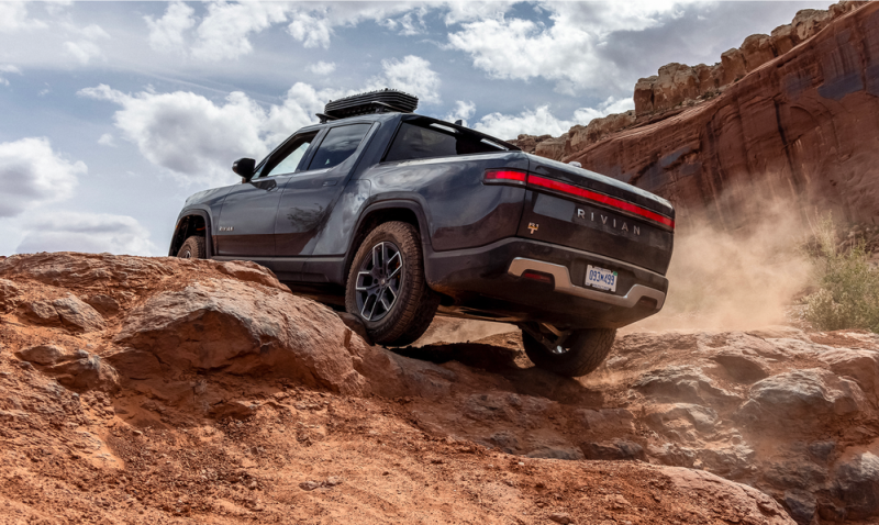 A Rivian R1T