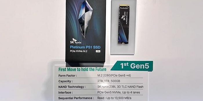 Prezentálta első PCI Express 5.0-s SSD-jét az SK Hynix