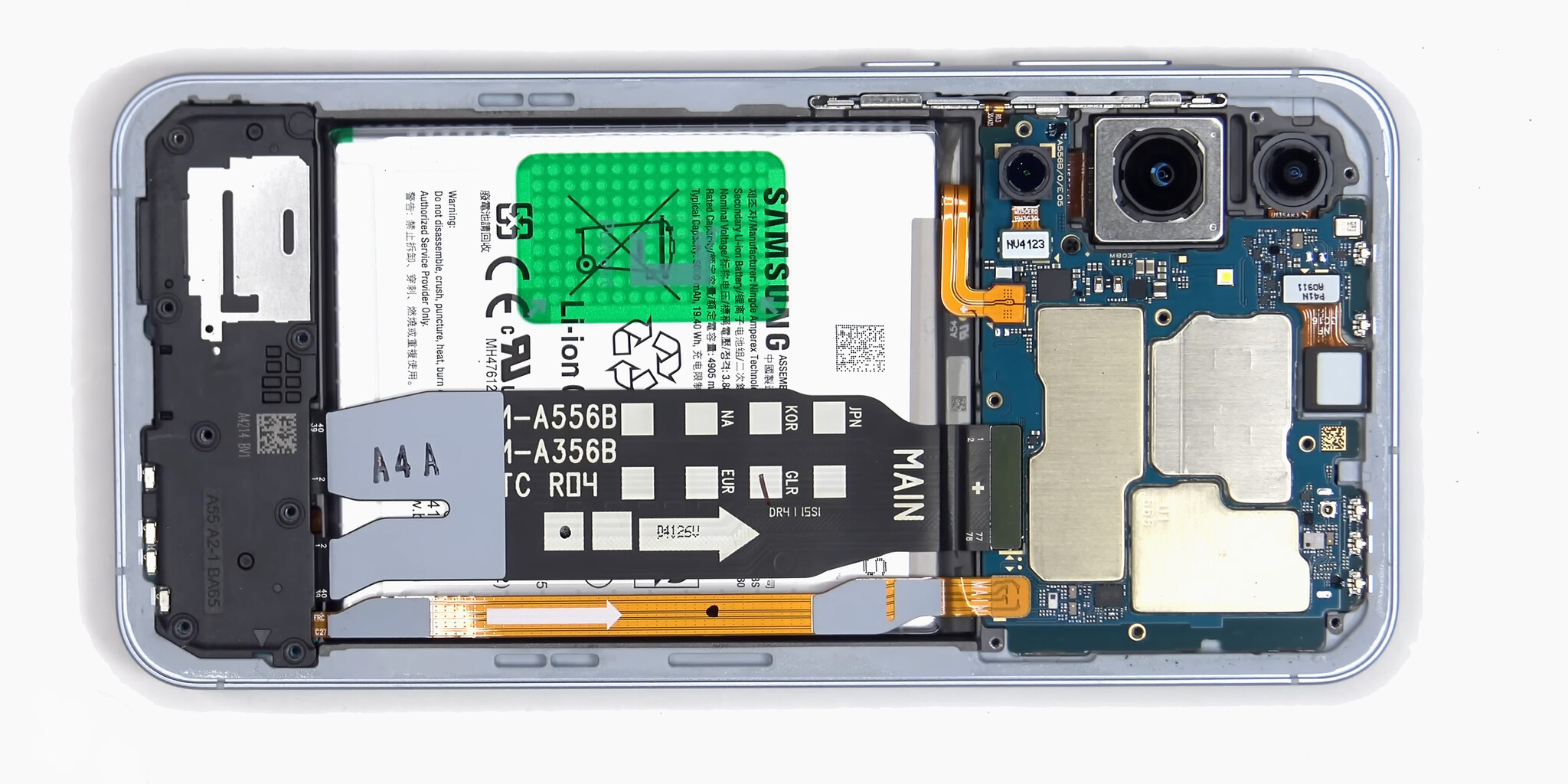 Könnyű házilag szerelni a Galaxy A55-öt