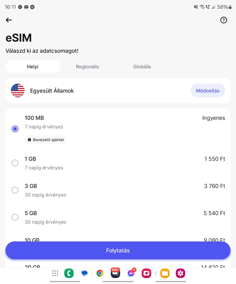 Revolut opciók az USA-ban