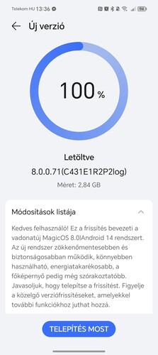 Ma reggel jelzett a Magic V2, hogy itt az Android 14