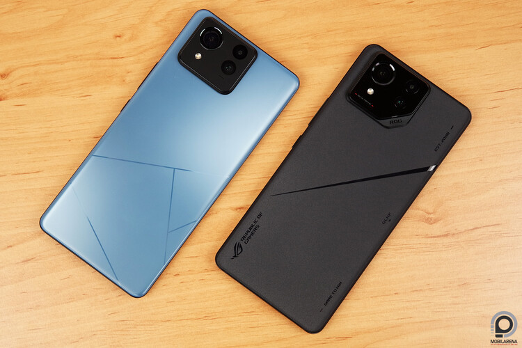Balra a Zenfone, jobbra a ROG