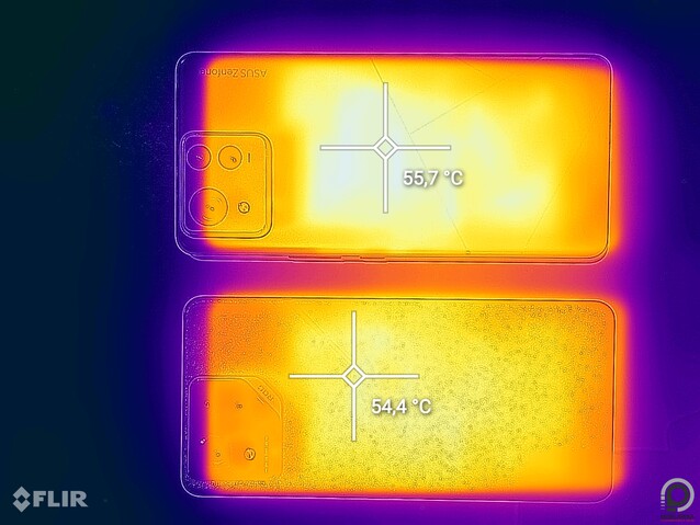 Hosszabb távon egyaránt forrósodik a ROG és a Zenfone, de előbbi jobb stabilitással teljesíti a feladatokat