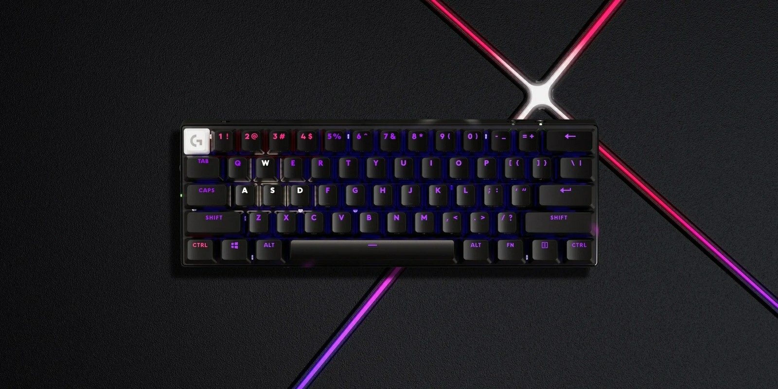 Helytakarékos Lightspeed klaviatúra a Logitech fémjelzésével