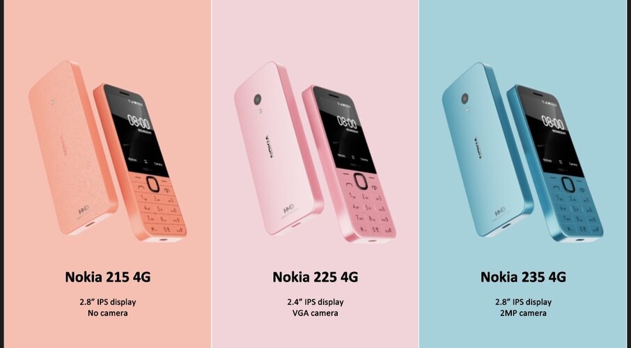 Az új 4G-s Nokia alapmodellek