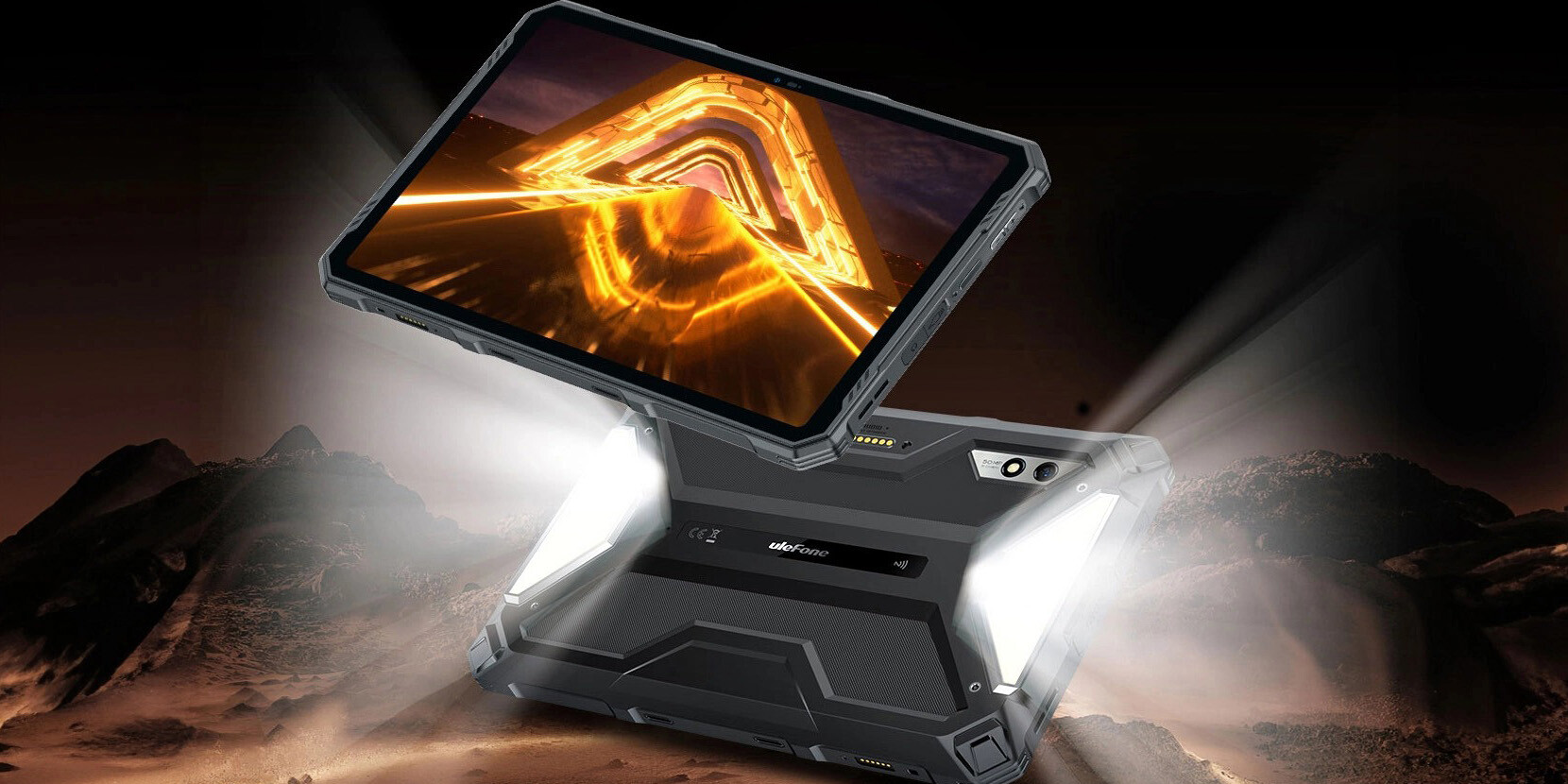 Ulefone Armor Pad 3 Pro - akkumulátor, lámpa, (tablet)