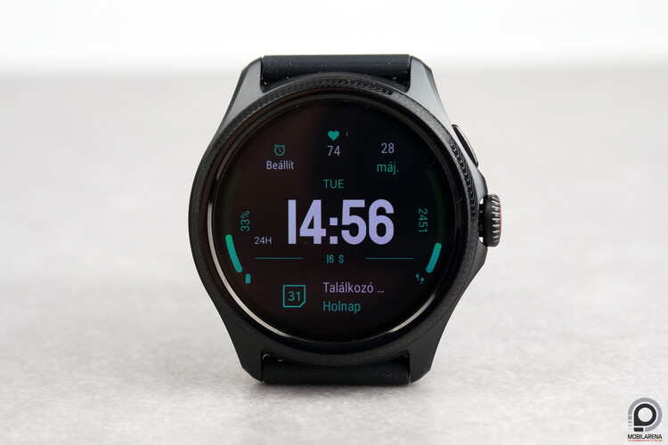 Az AMOLED kijelző képes az automata fényerőállításra