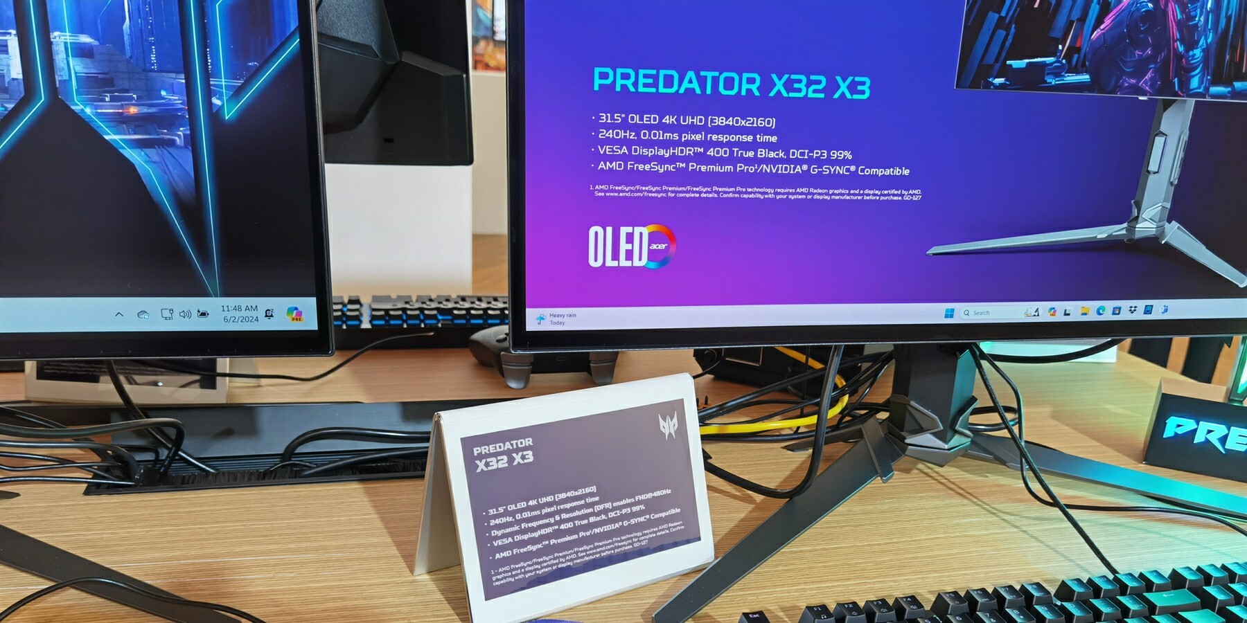 Computex 2024: az Acer Predator monitorok OLED lázban égnek