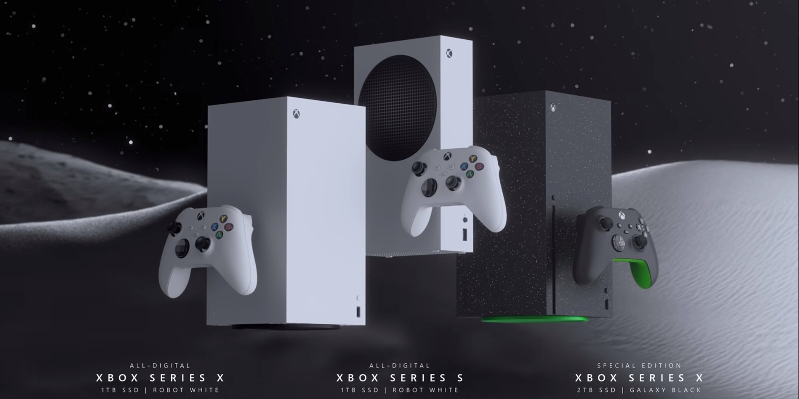 Hay tres nuevas versiones de la Serie Xbox
