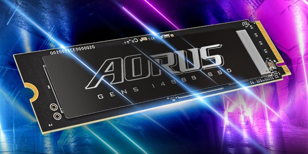 Csúcskategóriás PCIe 5-ös SSD-k a Gigabyte-tól