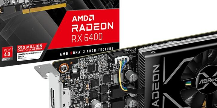 Alacsony profilú RX 6400 az ASRocktól