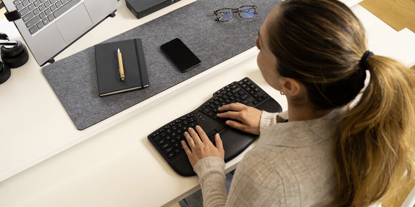 Ergonomikus, vezeték nélküli chiclet billentyűzet a Kensington értelmezésében