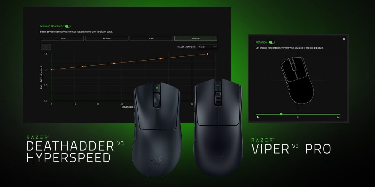 Hasznos képességekkel gyarapodott egyes Razer egerek arzenálja
