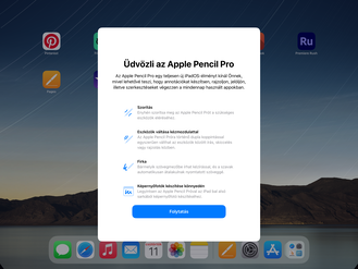 Apple Pencil Pro gyorstalpaló