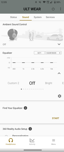 EQ a Headphones Connectben