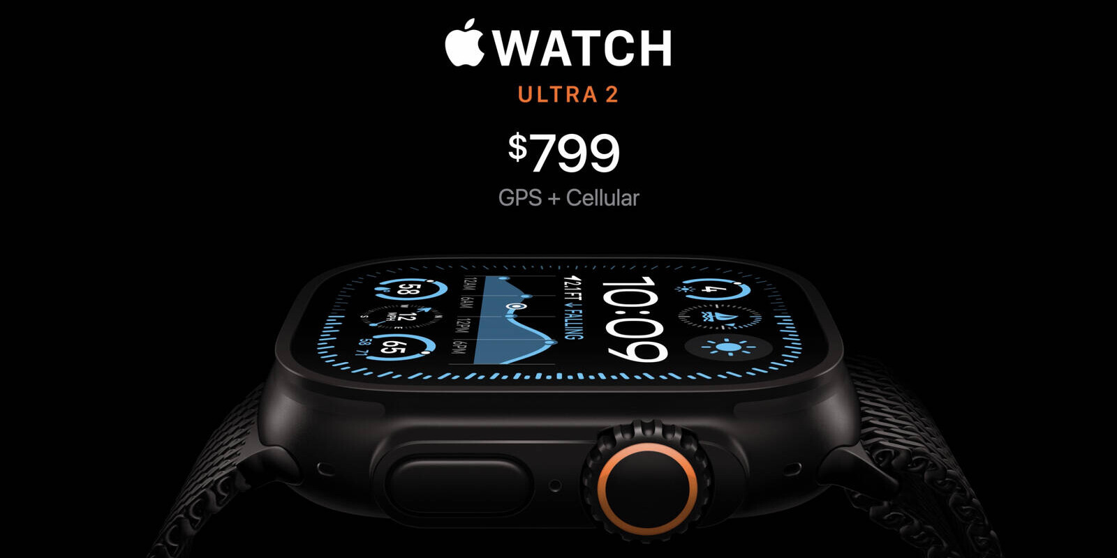 Fekete tokozást kapott az Apple Watch Ultra 2