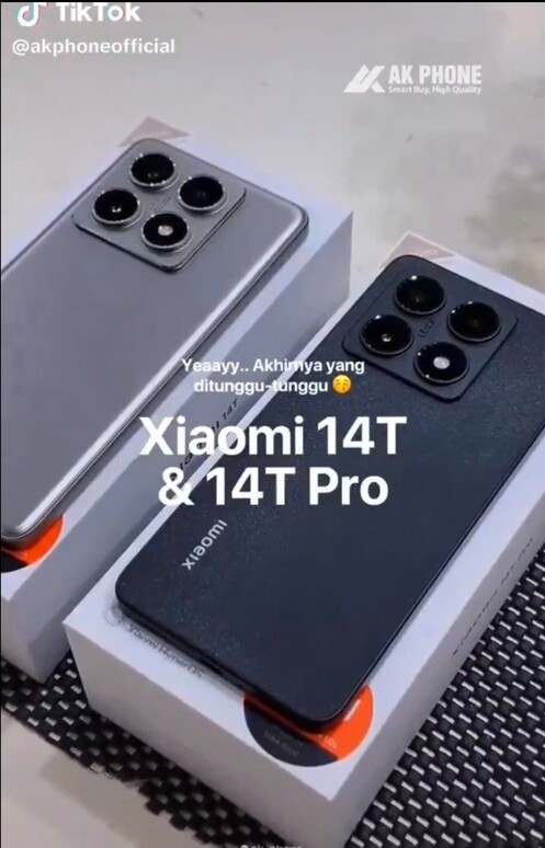 A Xiaomi 14T balra, a 14T Pro jobbra