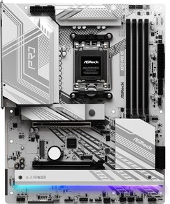 De izquierda a derecha: ASRock X870 Steel Legend, Phantom Gaming X870 Riptide WiFi, X870 Pro RS WiFi, X870 Pro RS