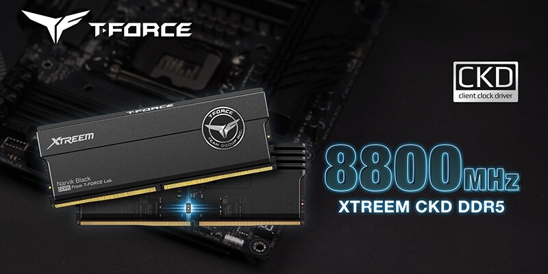 T-Force Xtreem szériás CUDIMM RAM-ok a Team Grouptól