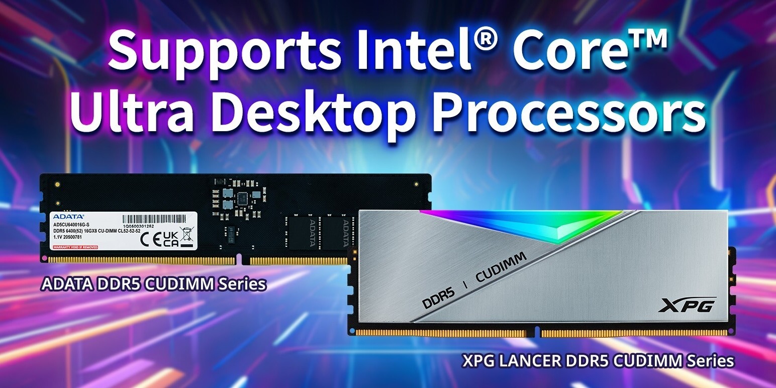 Az ADATA is CUDIMM DDR5 memóriákkal készül az év végére