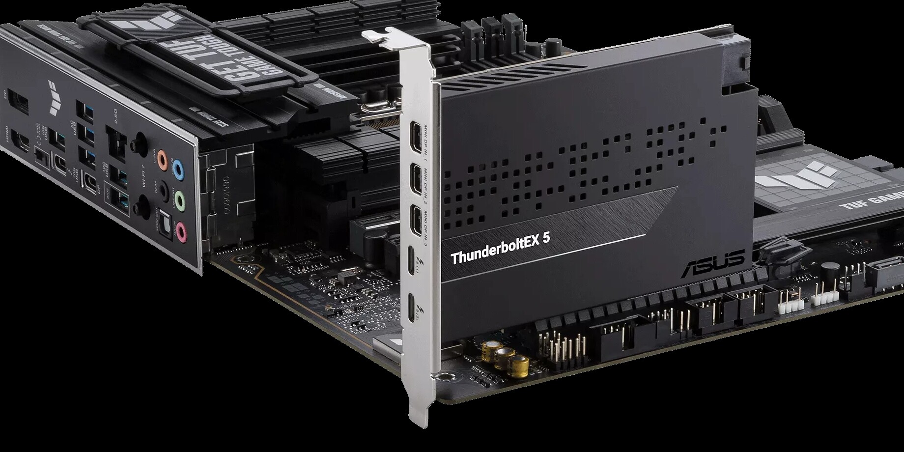 Thunderbolt 5 portos kártya érkezett az ASUS színeiben