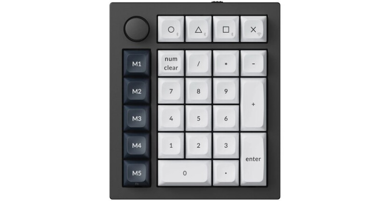 Egy komolyabb, vezetékmentes numerikus pad/makrópad, a Keychron Q0 Max