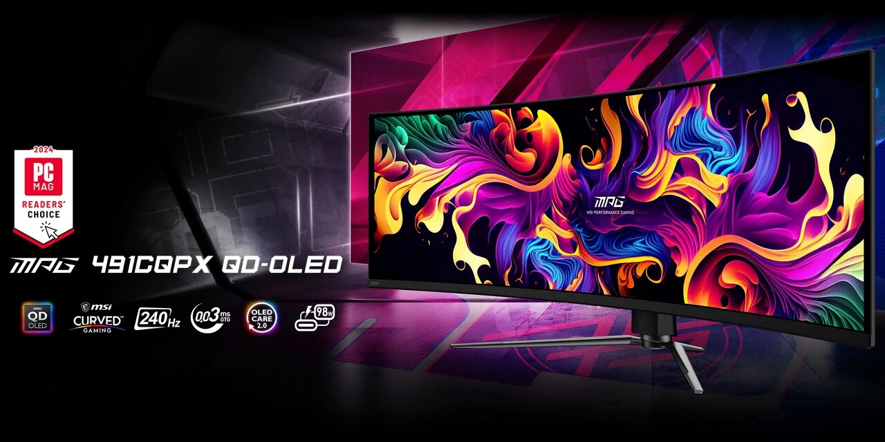 240 Hz-et tud az MSI legfrissebb, szuper-ultraszéles gaming monitora