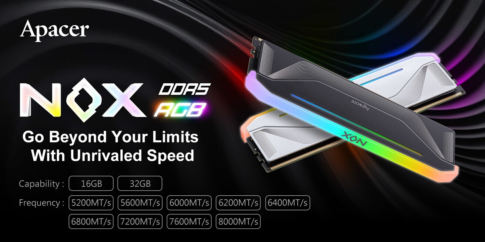 Itt vannak az Apacer Intel és AMD profilokkal konfigurált DDR5 tuningmemóriái