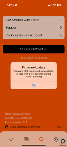 Clicks app, a frissítéshez kell egy fiók