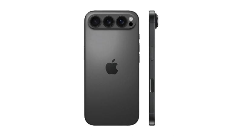 Renderkép arról, miként képzelik el az iPhone 17 Pro hátsó és oldalsó részét