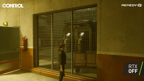 Control Raytracing kikapcsolva és bekapcsolva