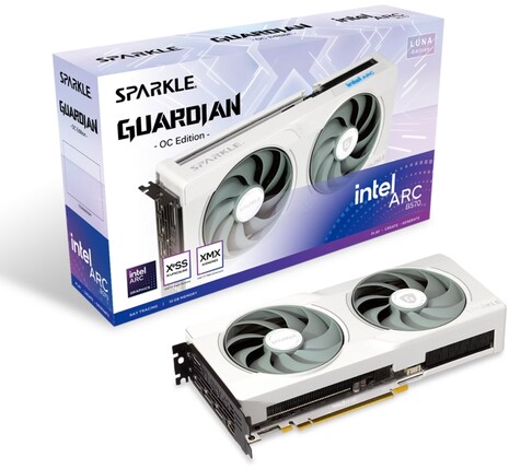 ASRock Arc B570 Challenger OC és Sparkle Arc B570 Guardian OC