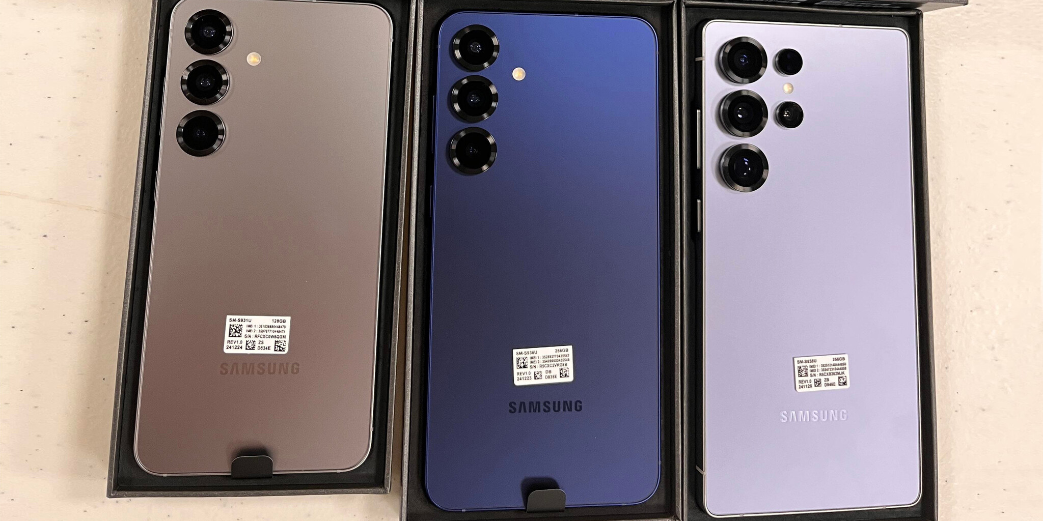 A három Galaxy S25, utoljára nem hivatalosan