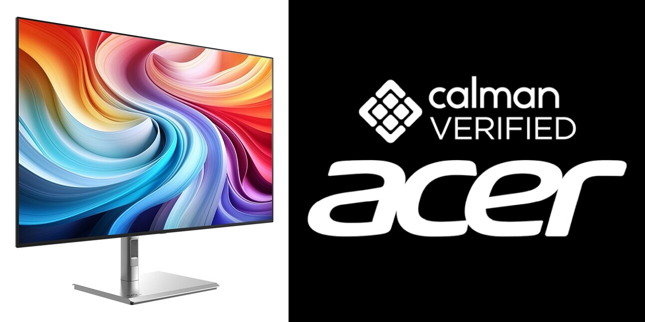 Nagy képátlójú, 4K-s QD-OLED monitor jön az Acertől, ami Calman plecsnit kapott