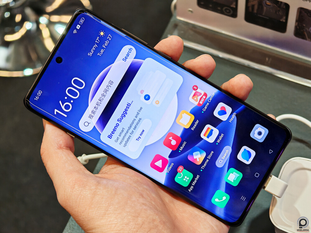 Az ívelt kijelzős Find X8 Ultra