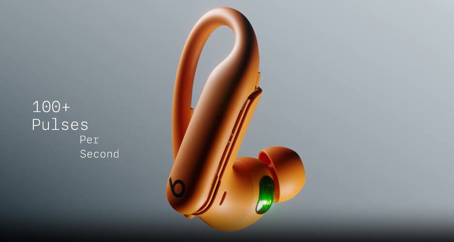 Pulzusmérő érzékelő a Powerbeats Pro 2-n