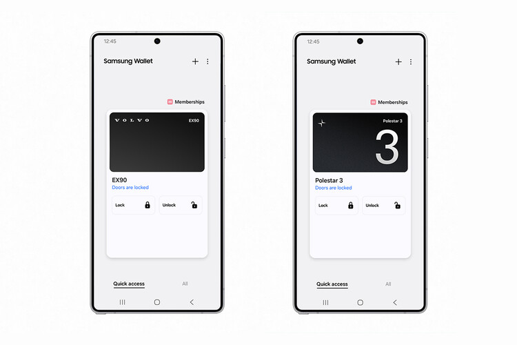 Digitális autókulcs a Samsung Walletben