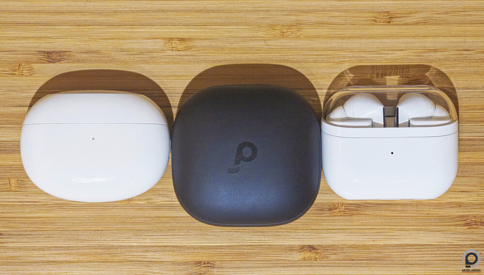 A Realme Buds Air 3, a Soundcore Liberty 4 Pro és a Galaxy Buds3 Pro