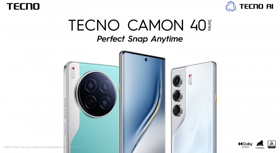 Az MWC-n debütálnak a Tecno Camon 40 sorozat telefonjai
