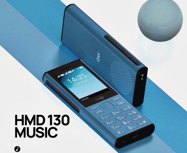 Így nézhet ki a HMD 130 Music és nagyon hasonló lehet a HMD 150 Music is