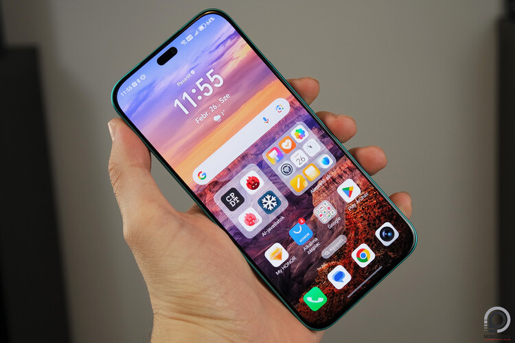 A Honor X8c elölről megkülönböztethetetlen az X8b-től vagy a 200 Lite-tól