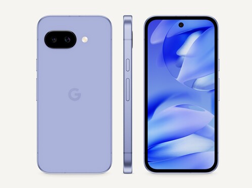 A Pixel 9a rózsaszínben és lilában